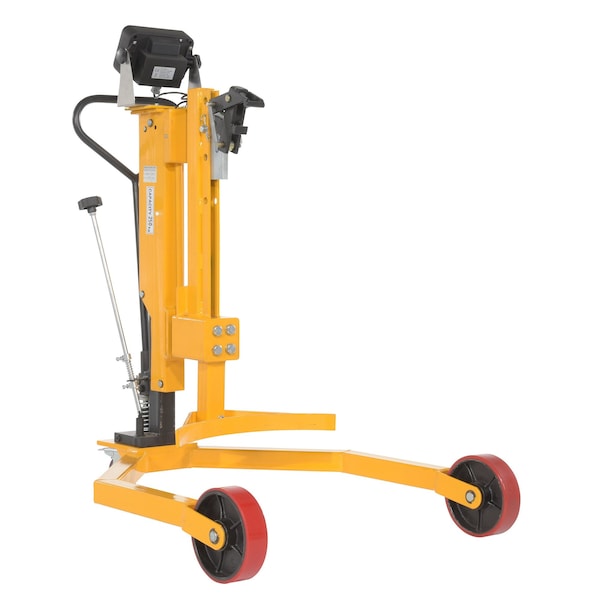 Vestil DRUM-55-SCL Yellow Ergo Drum Truck With Scale 500 lb Capacity