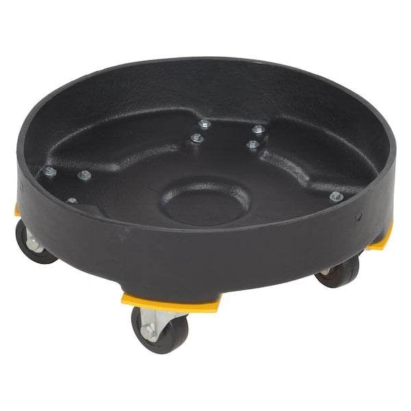Vestil DRUM-DP-HD-30-BK DRUM DOLLY HD POLY BLACK 30 GALLON