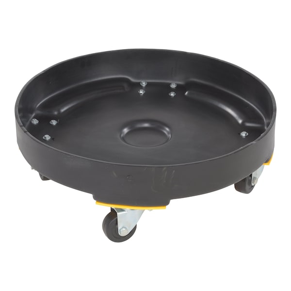 Vestil DRUM-DP-HD-55-BK DRUM DOLLY HD POLY BLACK 55 GALLON