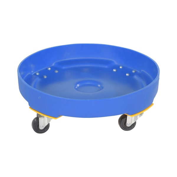 Vestil DRUM-DP-HD-55-BU DRUM DOLLY HD POLY BLUE 55 GALLON