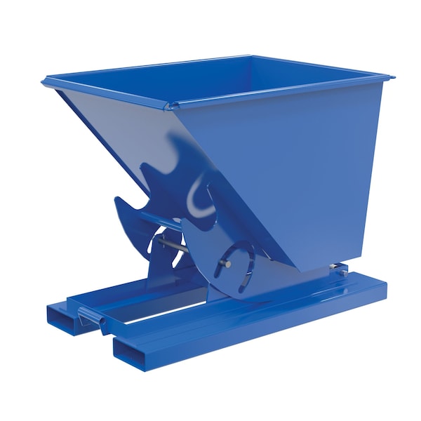 Vestil D-50-LD-NB HOPPER W/O BUMP & DUMP LD .50 CU 2K BLUE