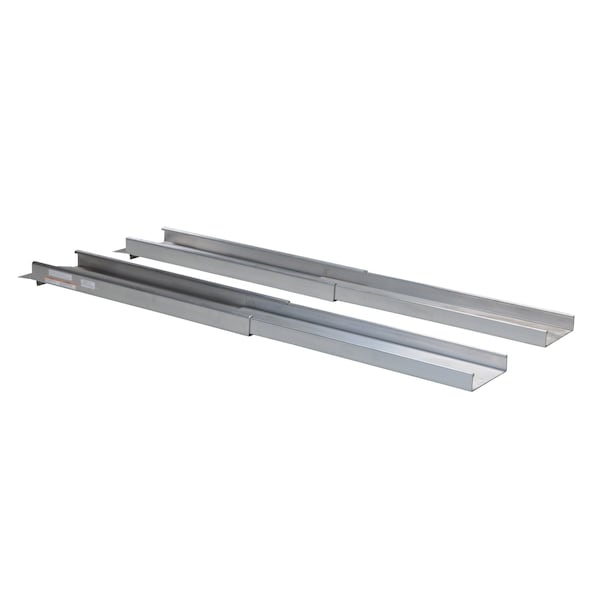 Vestil D-TR-72 Light Telescopic Wheelchair Ramp, 72"