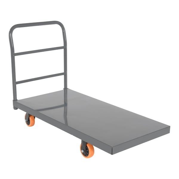 Vestil ECSPT-2448-C1B Stl Platform Trk 5x2 Poly Casters