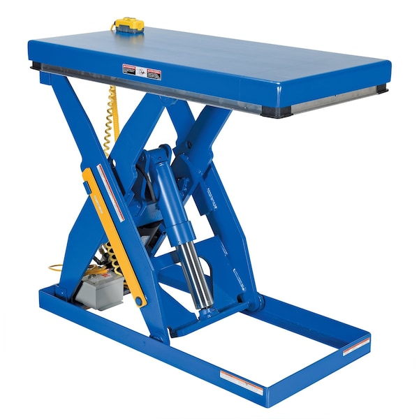 Vestil EHLT-2448-3-43-QS 24" x 48" Electric Hydraulic Lift Table, Load Cap. 3000 lb.