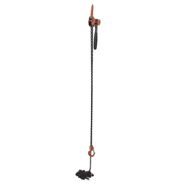 Vestil ELH-10-20 Economy Lever Hoist, 1K, 20 ft., 1000 lbs Load Capacity, 20 ft Hoist Lift, Hook