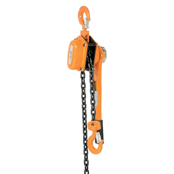 Vestil ELH-30-5 Economy Lever Hoist, 3000 Load Capacity, 15 in Hook Opening