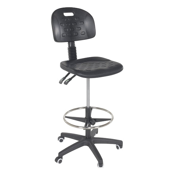 Vestil ESE-WC-2232 Ergonomic Work Chair, Adj. Height Chair 22 In - 32 In.