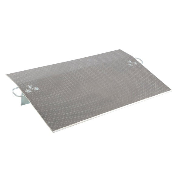 Vestil E-6036 36" x 48" Aluminum Economizer Dock Plate, 3/8" Thick, 4100 lb Capacity