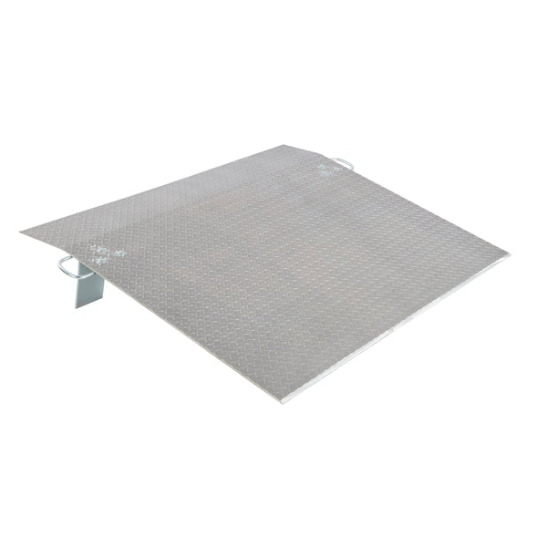 Vestil E-6048 36" x 48" Aluminum Economizer Dock Plate, 3/8" Thick, 2900 lb Capacity