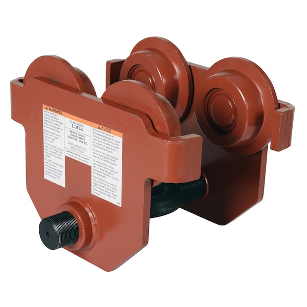 Vestil E-MT-6 Low Profile Eye Manual Trolley - Push