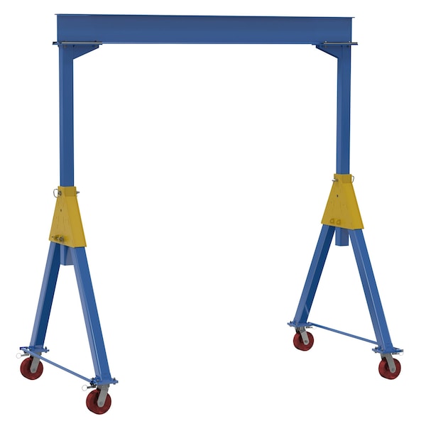 Vestil FHSN-10-10 Fixed Ht. Stl Gantry Crane, 10K, 10Ft Kd