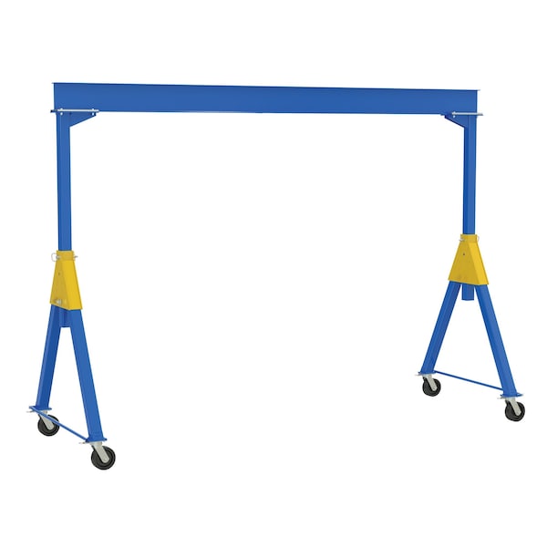 Vestil FHSN-6-15 Fixed Ht. Stl Gantry Crane, 6K, 15Ft Kd