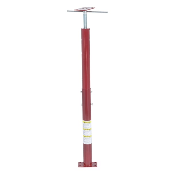Vestil FJB-48 Steel Basement Floor Jack 48 In. Maximum Height 6,863 Lb. Capacity Red