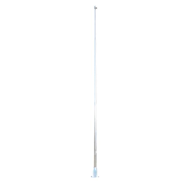 Vestil FLP-25-SS Stainless Steel Flagpole, 25 ft. Height
