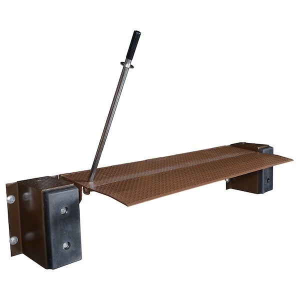 Vestil FM-2572 Steel Mechanical Edge O Dock Leveler, 72" Ramp Width, 25000 lb Capacity