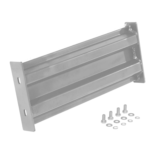 Vestil GR-F2R-BO-2-SL Bolt-On Style Guard Rail 2 Ft Silver