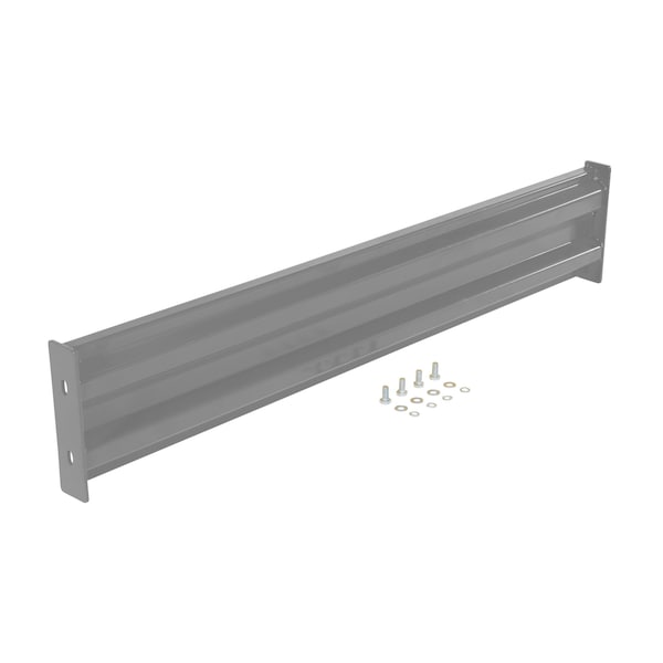 Vestil GR-F2R-BO-5-GYSG Bolt-On Style Guard Rail 5 Ft Gray Semi Gloss