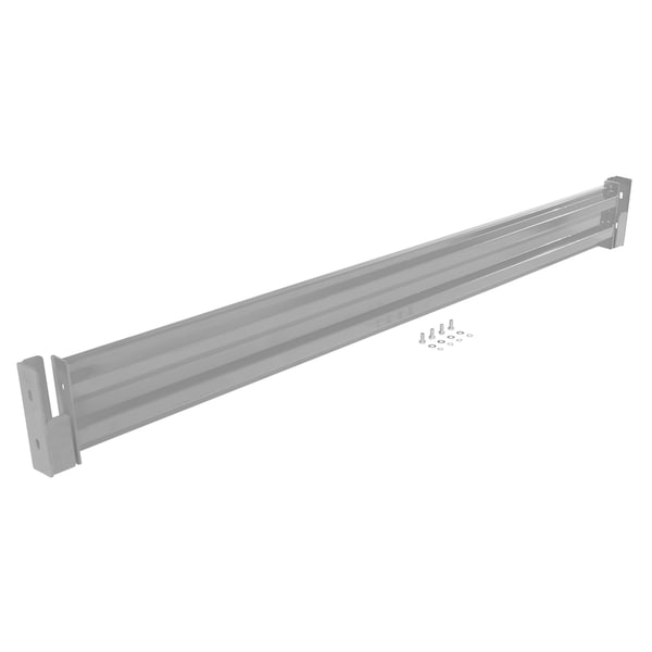 Vestil GR-F2R-DI-10-SL Drop-In Style Guard Rail 10 Ft Silver