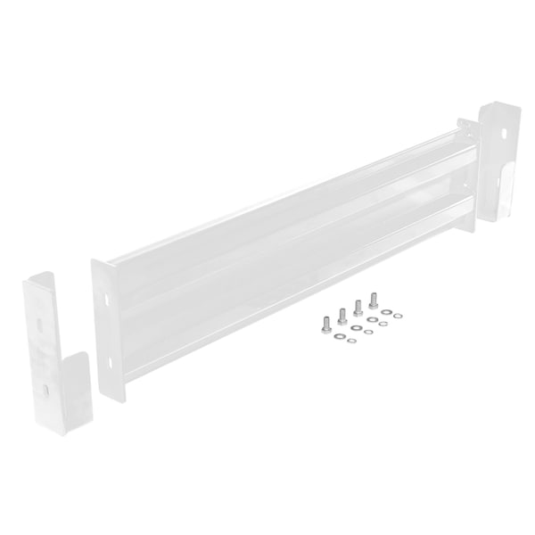 Vestil GR-F2R-DI-4-WT Drop-In Style Guard Rail 4 Ft White