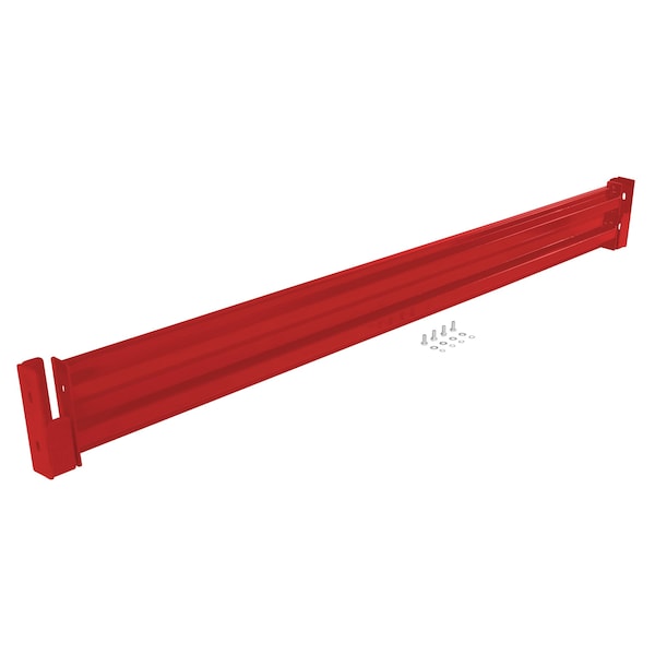 Vestil GR-F2R-DI-8-RD Drop-In Style Guard Rail 8 Ft Red