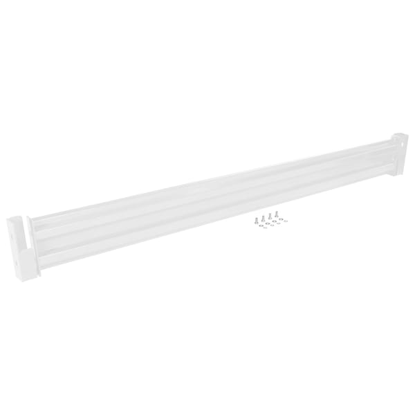 Vestil GR-F2R-DI-9-WT Drop-In Style Guard Rail 9 Ft White