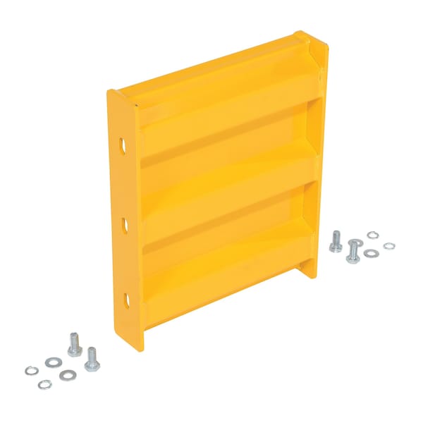 Vestil GR-F3R-BO-1-YL Bolt-On Style Guard Rail 1 Ft Galvanized