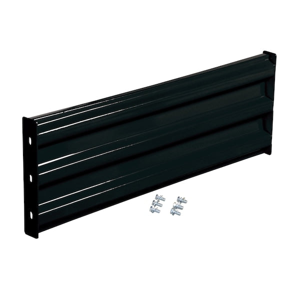 Vestil GR-F3R-BO-4-BK Bolt-On Style Guard Rail 4 Ft Black