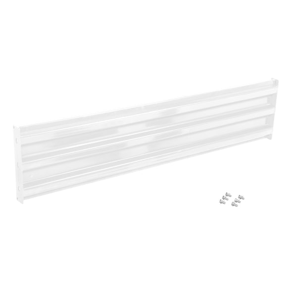 Vestil GR-F3R-BO-6-WT Bolt-On Style Guard Rail 6 Ft White