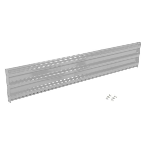 Vestil GR-F3R-BO-7-SL Bolt-On Style Guard Rail 7 Ft Silver