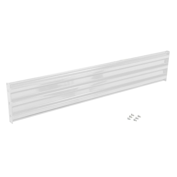 Vestil GR-F3R-BO-7-WT Bolt-On Style Guard Rail 7 Ft White