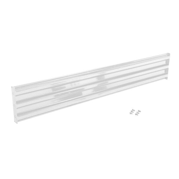Vestil GR-F3R-BO-9-WT Bolt-On Style Guard Rail 9 Ft White