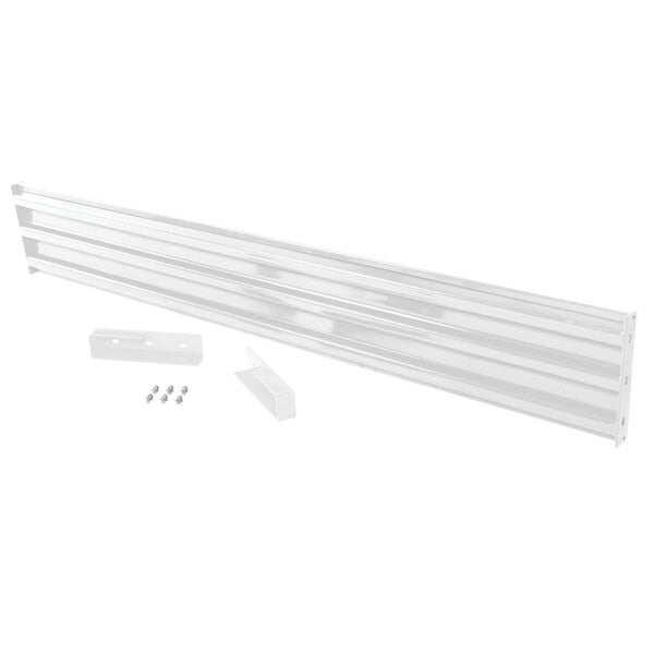 Vestil GR-F3R-DI-10-WT Drop-In Style Guard Rail 10 Ft White