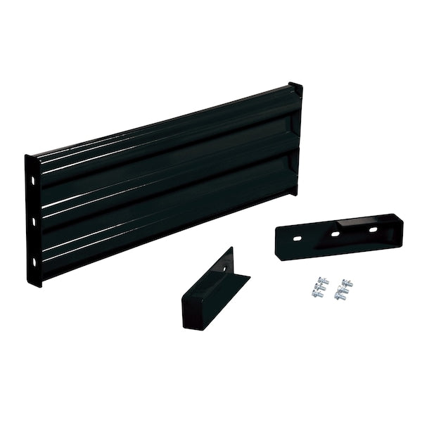 Vestil GR-F3R-DI-4-BK Drop-In Style Guard Rail 4 Ft Black