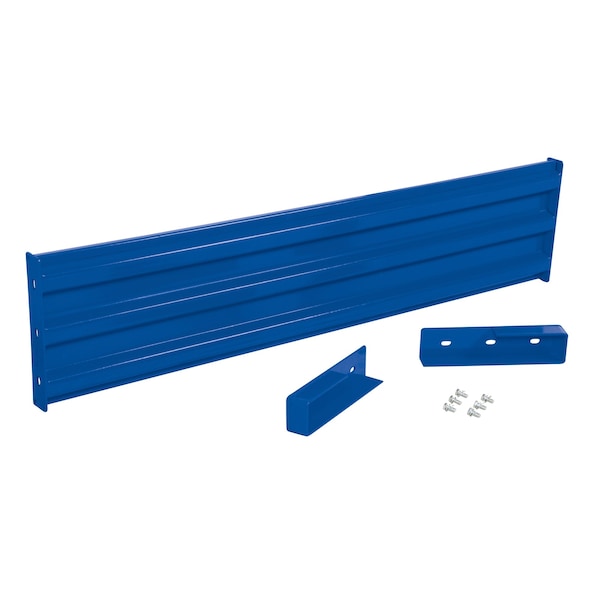 Vestil GR-F3R-DI-6-BU Drop-In Style Guard Rail 6 Ft Blue
