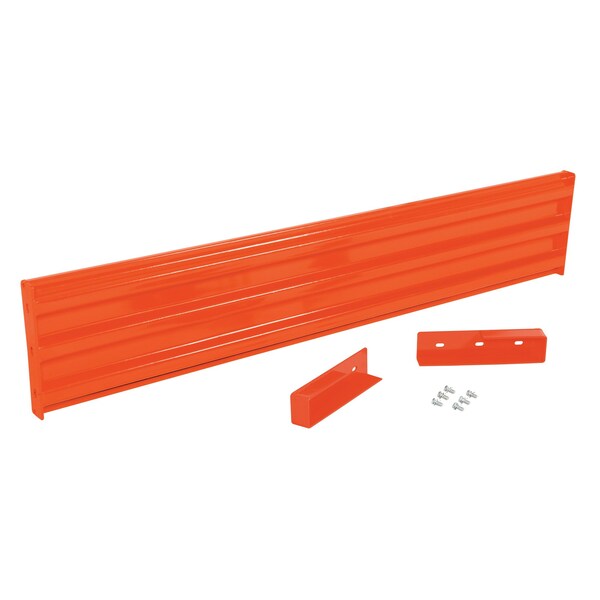 Vestil GR-F3R-DI-7-OR Drop-In Style Guard Rail 7 Ft Orange