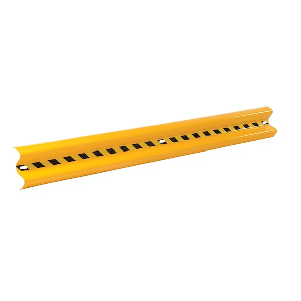 Vestil GR-H2R-BO-11-YL Guard Rail Straight Rail, Yllw, 132"