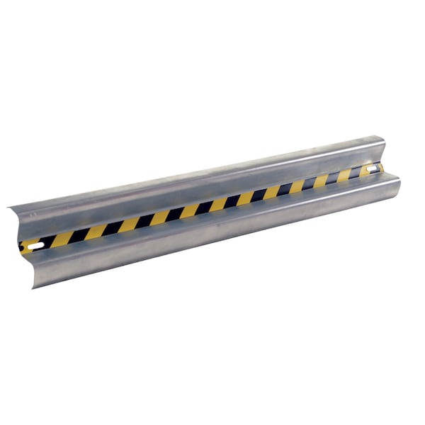 Vestil GR-H2R-BO-6-HDG Guard Rail Straight Rail, 72"