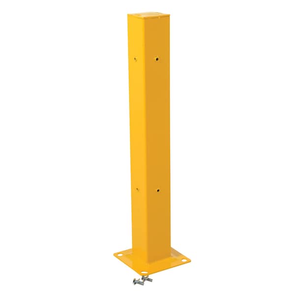Vestil GR-STC8-DI-TP42-YL Structural Guard Rail - Tubular Post