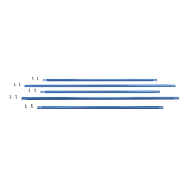 Vestil HBS-10125 Steel Structural Cantilever Brace Set 60 In. x 144 In. Blue