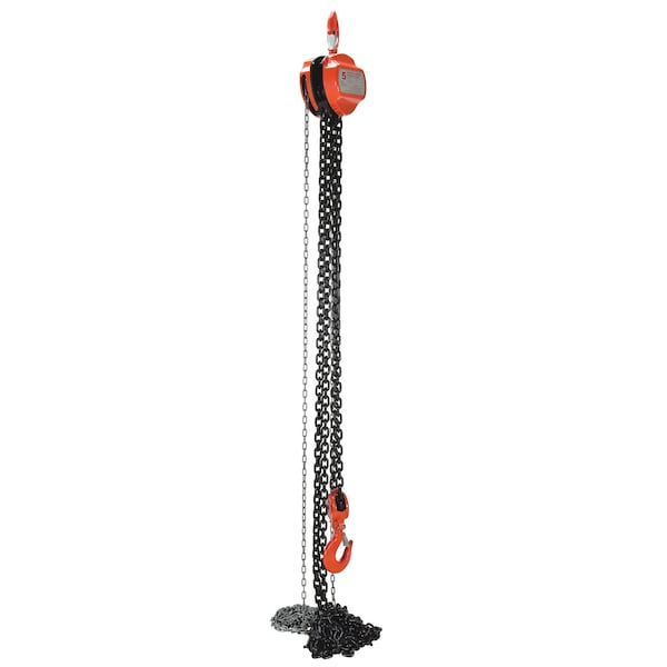 Vestil HCH-10-20 Manual Chain Hoist, 10K, 20 ft.