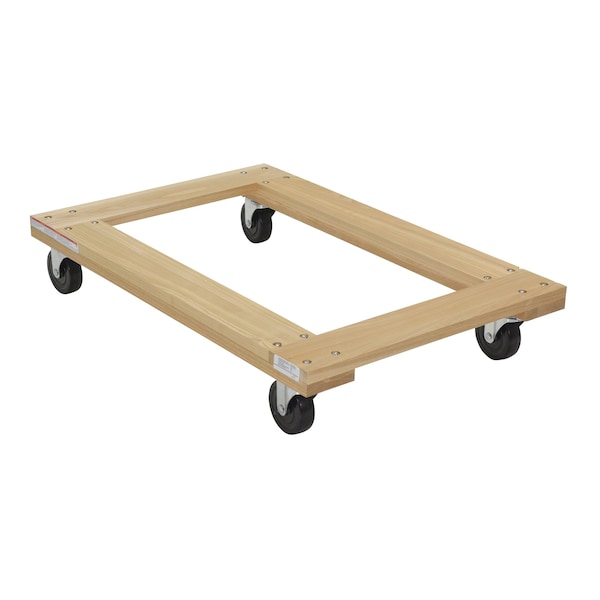 Vestil HDOF-2436-12 Hardwood Dolly - Open Deck