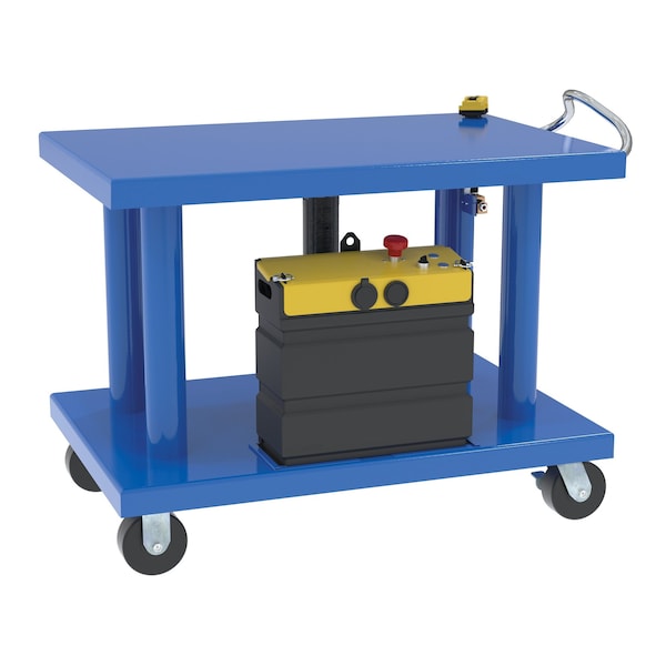 Vestil HT-40-3248-DC 32" x 48", Hydraulic Post Table, Load Cap. 4000 lb.