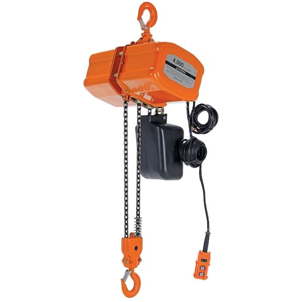 Vestil H-4000-3 Economy Chain Hoist W/ Chain Container