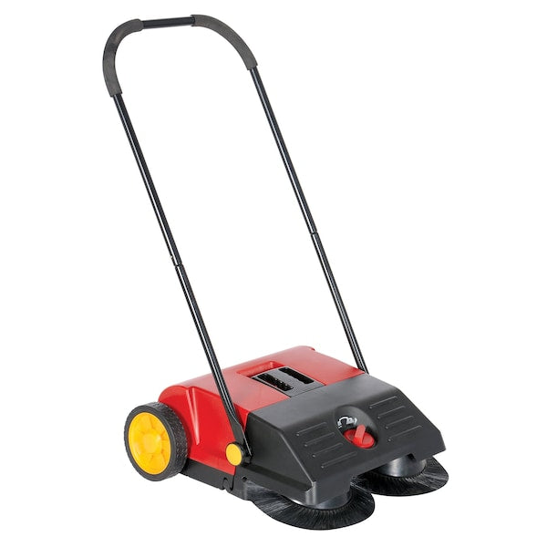 Vestil JAN-SM Manual Brush Sweeper, Small Gear Driven