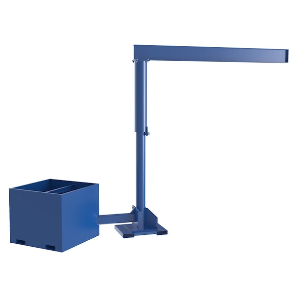Vestil JIB-CBX-50-10-10 Portable Offset Jib, 10 ft, 500 lb.
