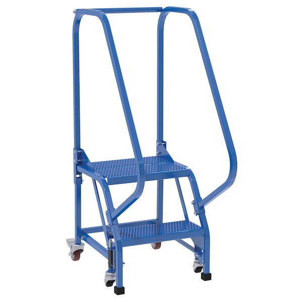 Vestil LAD-PW-18-2-P 50 H Steel PW Ladder, Perforated, 2 Step, 2 Steps