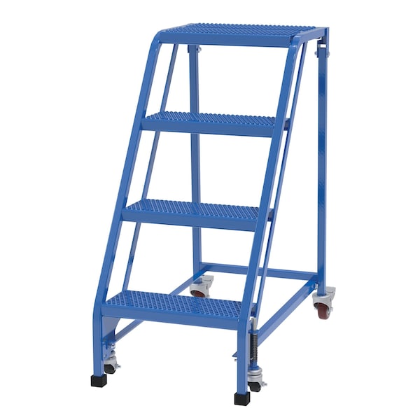 Vestil LAD-PW-18-4-P-NHR 40 H Steel PW Ladder, Perforated, 4 Step, No Rail, 4 Steps