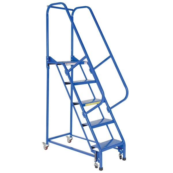 Vestil LAD-PW-18-5-P 80 H Steel PW Ladder, Perforated, 5 Step, 5 Steps