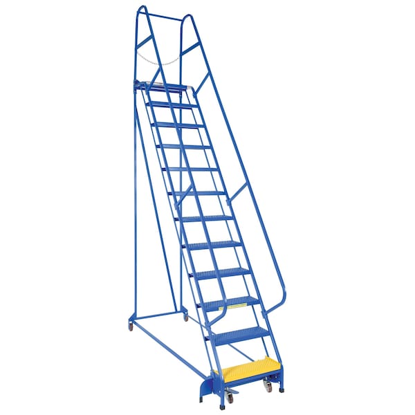 Vestil LAD-PW-26-12-P 156 H Steel PW Ladder, Perforated, 12 Step, 12 Steps