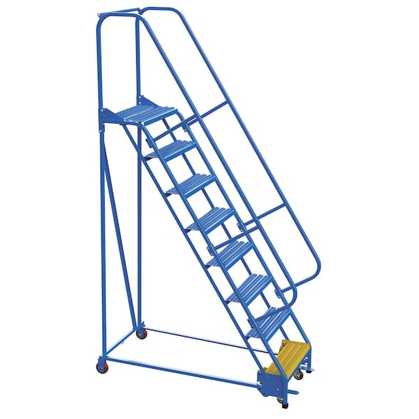 Vestil LAD-PW-26-8-G 110 H Steel PW Ladder, Grip Strut, 8 Step, 8 Steps